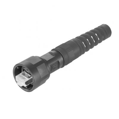WEIDMULLER IE-PS-V01P-RJ45-TH-BP Złącze RJ45, IP67, złącze 1: RJ45, Przyłącze 2: Końcówka zaprasowywanaAWG 27/7...AWG 24/7 1012560000 /10szt./ (1012560000)