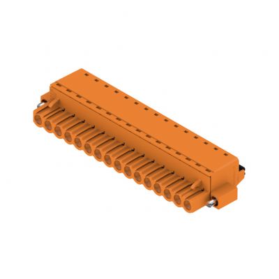 WEIDMULLER BLF 5.08HC/16/180F SN OR BX Wtyk PCB (złącze wiązki), 5.08 mm, Liczba biegunów: 16, PUSH IN, Złącze sprężynowe 1013240000 /18szt./ (1013240000)