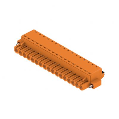 WEIDMULLER BLF 5.08HC/17/180F SN OR BX Wtyk PCB (złącze wiązki), 5.08 mm, Liczba biegunów: 17, PUSH IN, Złącze sprężynowe 1013250000 /18szt./ (1013250000)