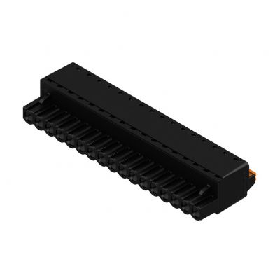 WEIDMULLER BLF 5.08HC/17/180 SN BK BX Wtyk PCB (złącze wiązki), 5.08 mm, Liczba biegunów: 17, PUSH IN, złącze sprężynowe 1013590000 /18szt./ (1013590000)