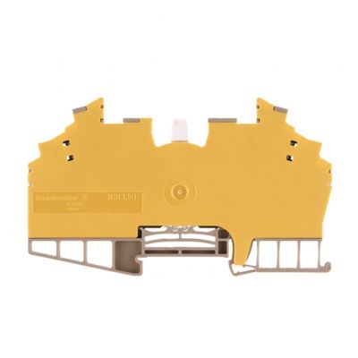 WEIDMULLER WDT 1.5/1 DB/GE Bloki odczepów probierczych, złącze śrubowe, 1.5 mm², 250 V, 10 A, obrotowy, Separacja poprzeczna: bez, zintegrowane gniazdo kontrolne: Tak, TS 32, TS 1015800000 /25szt./ (1015800000)