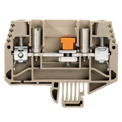 WEIDMULLER WTL 6/1/STB/32 Bloki odczepów probierczych, złącze śrubowe, 6 mm², 630 V, 41 A, ślizgowo, Separacja poprzeczna: bez, zintegrowane gniazdo kontrolne: Tak, TS 32, Ciem 1017000000 /50szt./ (1017000000)