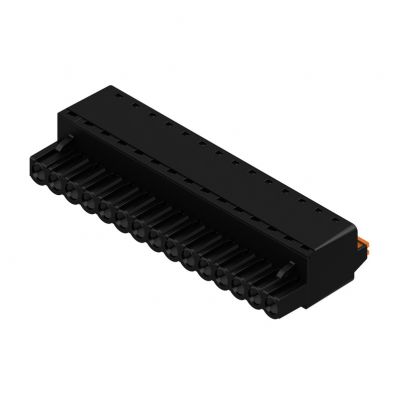 WEIDMULLER BLF 5.00HC/15/180 SN BK BX Wtyk PCB (złącze wiązki), 5.00 mm, Liczba biegunów: 15, PUSH IN, Złącze sprężynowe 1017820000 /24szt./ (1017820000)