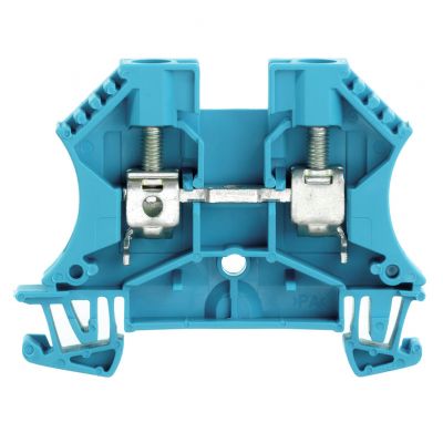 WEIDMULLER WDU 6 BL Blok zacisku przelotowego, złącze śrubowe, 6 mm², 800 V, 41 A, liczba przyłączeń: 2 1020280000 /100szt./ (1020280000)