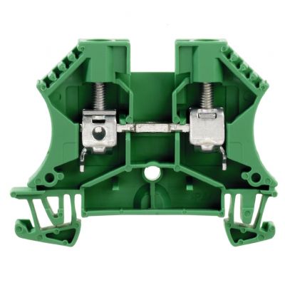 WEIDMULLER WDU 6 GN Blok zacisku przelotowego, złącze śrubowe, 6 mm², 800 V, 41 A, liczba przyłączeń: 2 1020290000 /100szt./ (1020290000)