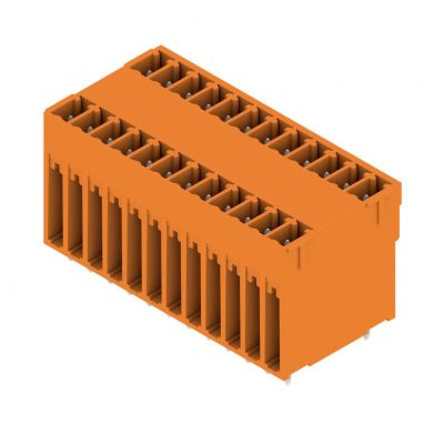 WEIDMULLER SCD 3.81/24/180G 3.2SN OR BX Wtyki PCB (złącza płyty), 3.81 mm, Liczba biegunów: 24, kąt odejścia: 180° 1030040000 /24szt./ (1030040000)