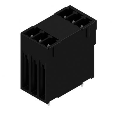 WEIDMULLER SCD 3.81/06/180G 3.2SN BK BX Wtyki PCB (złącza płyty), 3.81 mm, Liczba biegunów: 6, kąt odejścia: 180° 1030270000 /92szt./ (1030270000)