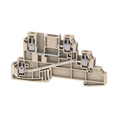 WEIDMULLER WDL 2.5/L/L Zacisk modułowy wielorzędowy, złącze śrubowe, 2.5 mm², 400 V, 24 A, liczba poziomów: 2, Ciemnobeżowy 1030300000 /50szt./ (1030300000)