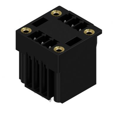 WEIDMULLER SCD 3.81/06/180F 3.2SN BK BX Wtyki PCB (złącza płyty), 3.81 mm, Liczba biegunów: 6, kąt odejścia: 180° 1030790000 /52szt./ (1030790000)