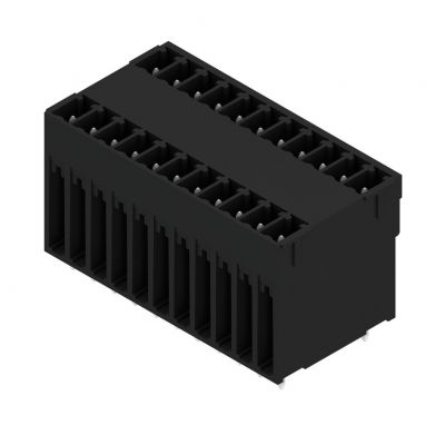 WEIDMULLER SCD-THR 3.81/22/180G 3.2SN BK BX Wtyki PCB (złącza płyty), 3.81 mm, Liczba biegunów: 22, kąt odejścia: 180° 1031050000 /50szt./ (1031050000)