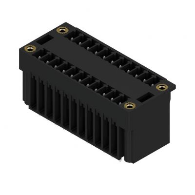 WEIDMULLER SCD-THR 3.81/22/180F 3.2SN BK BX Wtyki PCB (złącza płyty), 3.81 mm, Liczba biegunów: 22, kąt odejścia: 180° 1031590000 /50szt./ (1031590000)