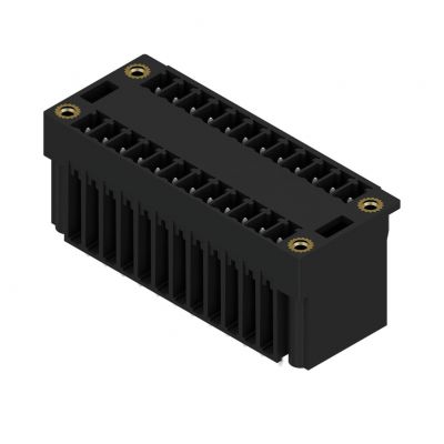 WEIDMULLER SCD-THR 3.81/24/180F 3.2SN BK BX Wtyki PCB (złącza płyty), 3.81 mm, Liczba biegunów: 24, kąt odejścia: 180° 1031610000 /50szt./ (1031610000)