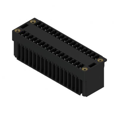 WEIDMULLER SCD-THR 3.81/32/180F 3.2SN BK BX Wtyki PCB (złącza płyty), 3.81 mm, Liczba biegunów: 32, kąt odejścia: 180° 1031660000 /20szt./ (1031660000)