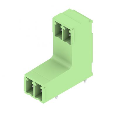 WEIDMULLER SCDV 3.81/04/90G 3.2SN GN BX Wtyki PCB (złącza płyty), 3.81 mm, Liczba biegunów: 4, kąt odejścia: 90° 1032260000 /50szt./ (1032260000)