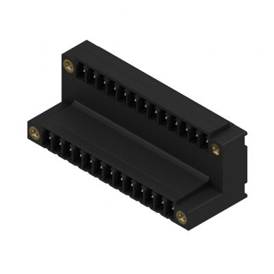 WEIDMULLER SCDV-THR 3.81/26/90F 3.2SN BK BX Wtyki PCB (złącza płyty), 3.81 mm, Liczba biegunów: 26, kąt odejścia: 90° 1034090000 /20szt./ (1034090000)