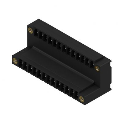 WEIDMULLER SCDV-THR 3.81/26/90F 1.5SN BK BX Wtyki PCB (złącza płyty), 3.81 mm, Liczba biegunów: 26, kąt odejścia: 90° 1034430000 /20szt./ (1034430000)