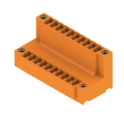 WEIDMULLER SCDV 3.81/20/180F 3.2SN OR BX Wtyki PCB (złącza płyty), 3.81 mm, Liczba biegunów: 20, kąt odejścia: 180° 1035070000 /50szt./ (1035070000)