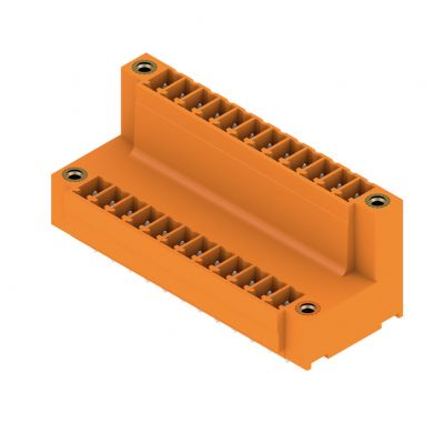 WEIDMULLER SCDV 3.81/24/180F 3.2SN OR BX Wtyki PCB (złącza płyty), 3.81 mm, Liczba biegunów: 24, kąt odejścia: 180° 1035090000 /50szt./ (1035090000)