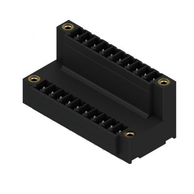 WEIDMULLER SCDV 3.81/20/180F 3.2SN BK BX Wtyki PCB (złącza płyty), 3.81 mm, Liczba biegunów: 20, kąt odejścia: 180° 1035390000 /50szt./ (1035390000)