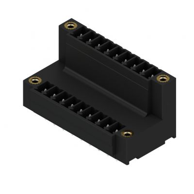 WEIDMULLER SCDV-THR 3.81/18/180F 3.2SN BK BX Wtyki PCB (złącza płyty), 3.81 mm, Liczba biegunów: 18, kąt odejścia: 180° 1036030000 /50szt./ (1036030000)