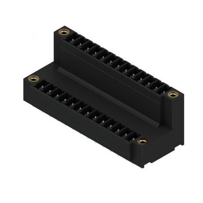 WEIDMULLER SCDV-THR 3.81/26/180F 3.2SN BK BX Wtyki PCB (złącza płyty), 3.81 mm, Liczba biegunów: 26, kąt odejścia: 180° 1036070000 /20szt./ (1036070000)