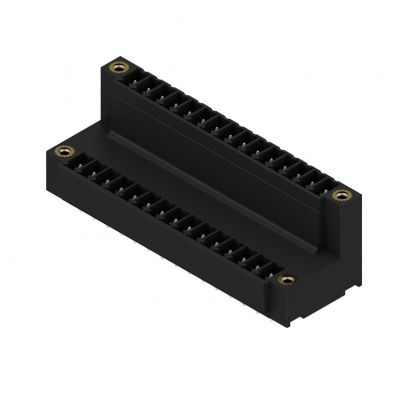 WEIDMULLER SCDV-THR 3.81/30/180F 3.2SN BK BX Wtyki PCB (złącza płyty), 3.81 mm, Liczba biegunów: 30, kąt odejścia: 180° 1036090000 /20szt./ (1036090000)
