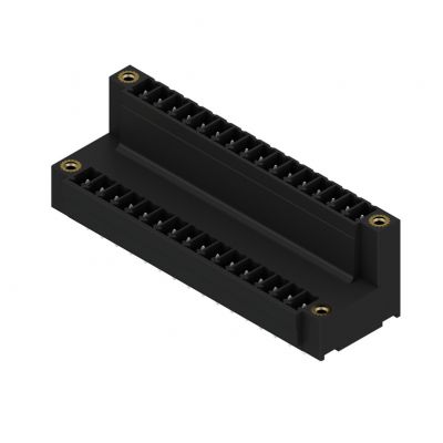 WEIDMULLER SCDV-THR 3.81/32/180F 3.2SN BK BX Wtyki PCB (złącza płyty), 3.81 mm, Liczba biegunów: 32, kąt odejścia: 180° 1036110000 /20szt./ (1036110000)