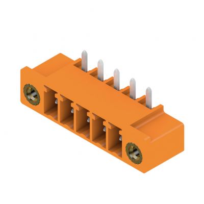 WEIDMULLER SC 3.81/05/270F 3.2SN OR BX Wtyki PCB (złącza płyty), 3.81 mm, Liczba biegunów: 5, kąt odejścia: 270° 1038070000 /50szt./ (1038070000)