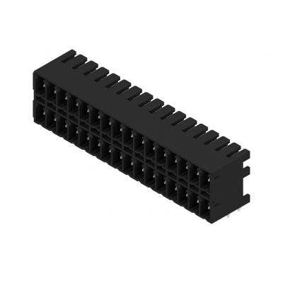 WEIDMULLER SCDN-THR 3.81/32/90G 3.2SN BK BX Wtyki PCB (złącza płyty), 3.81 mm, Liczba biegunów: 32, kąt odejścia: 90° 1039100000 /20szt./ (1039100000)