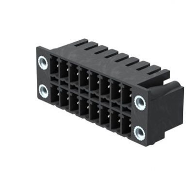 WEIDMULLER SCDN-THR 3.81/10/90F 1.5SN BK BX Wtyki PCB (złącza płyty), 3.81 mm, Liczba biegunów: 10, kąt odejścia: 90° 1040150000 /50szt./ (1040150000)