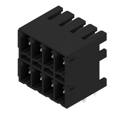 WEIDMULLER SCDN 3.81/08/90G 3.2SN BK BX Wtyki PCB (złącza płyty), 3.81 mm, Liczba biegunów: 8, kąt odejścia: 90° 1040820000 /50szt./ (1040820000)