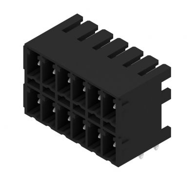 WEIDMULLER SCDN 3.81/12/90G 3.2SN BK BX Wtyki PCB (złącza płyty), 3.81 mm, Liczba biegunów: 12, kąt odejścia: 90° 1040840000 /50szt./ (1040840000)