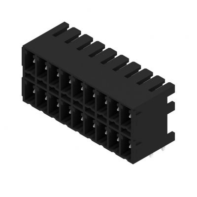 WEIDMULLER SCDN 3.81/18/90G 3.2SN BK BX Wtyki PCB (złącza płyty), 3.81 mm, Liczba biegunów: 18, kąt odejścia: 90° 1040870000 /50szt./ (1040870000)