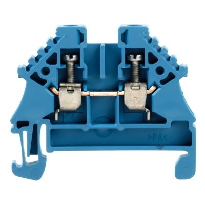 WEIDMULLER WDU 2.5N ZQV BL Blok zacisku przelotowego, złącze śrubowe, 2.5 mm², 500 V, 24 A, liczba przyłączeń: 2 1040880000 /100szt./ (1040880000)
