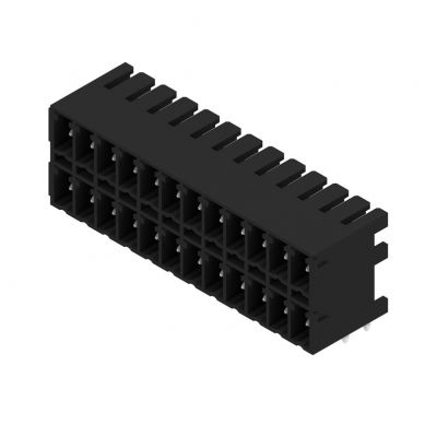 WEIDMULLER SCDN 3.81/24/90G 3.2SN BK BX Wtyki PCB (złącza płyty), 3.81 mm, Liczba biegunów: 24, kąt odejścia: 90° 1040910000 /50szt./ (1040910000)