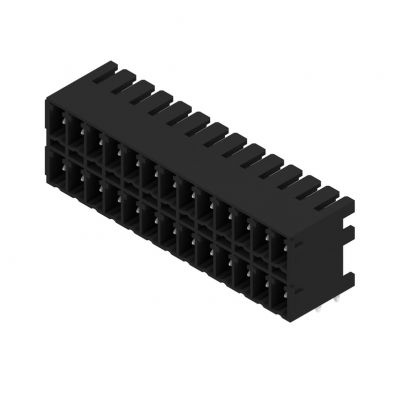 WEIDMULLER SCDN 3.81/26/90G 3.2SN BK BX Wtyki PCB (złącza płyty), 3.81 mm, Liczba biegunów: 26, kąt odejścia: 90° 1040920000 /20szt./ (1040920000)