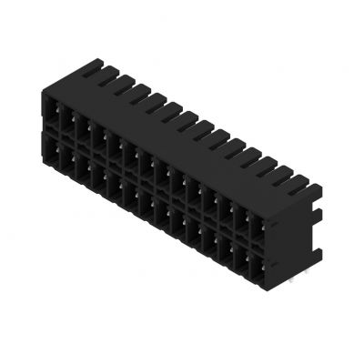 WEIDMULLER SCDN 3.81/28/90G 3.2SN BK BX Wtyki PCB (złącza płyty), 3.81 mm, Liczba biegunów: 28, kąt odejścia: 90° 1040930000 /20szt./ (1040930000)