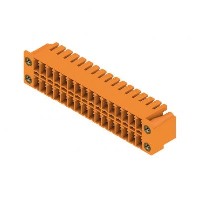 WEIDMULLER SCDN 3.81/32/90F 3.2SN OR BX Wtyki PCB (złącza płyty), 3.81 mm, Liczba biegunów: 32, kąt odejścia: 90° 1041110000 /20szt./ (1041110000)