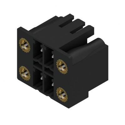 WEIDMULLER SCDN 3.81/04/90F 3.2SN BK BX Wtyki PCB (złącza płyty), 3.81 mm, Liczba biegunów: 4, kąt odejścia: 90° 1041290000 /50szt./ (1041290000)