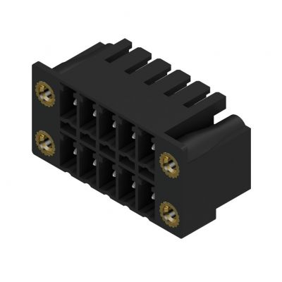 WEIDMULLER SCDN 3.81/10/90F 3.2SN BK BX Wtyki PCB (złącza płyty), 3.81 mm, Liczba biegunów: 10, kąt odejścia: 90° 1041330000 /50szt./ (1041330000)