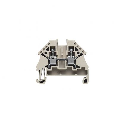 WEIDMULLER WDU 4N Blok zacisku przelotowego, złącze śrubowe, 4 mm², 500 V, 32 A, liczba przyłączeń: 2 1042600000 /100szt./ (1042600000)