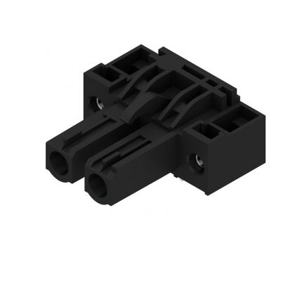 WEIDMULLER BLL 7.62HP/02/90F 3.2SN BK BX Wtyki PCB (złącza płyty), 7.62 mm, Liczba biegunów: 2, kąt odejścia: 90° 1043270000 /72szt./ (1043270000)