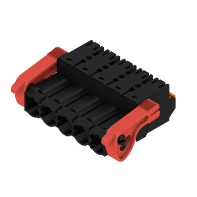 WEIDMULLER SLF 7.62HP/05/180LR SN BK BX Wtyk PCB (złącze wiązki), 7.62 mm, Liczba biegunów: 5, PUSH IN 1043780000 /36szt./ (1043780000)