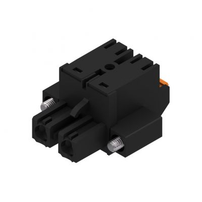 WEIDMULLER BLF 7.62HP/02/180F SN BK BX Wtyk PCB (złącze wiązki), 7.62 mm, Liczba biegunów: 2, PUSH IN 1043910000 /72szt./ (1043910000)