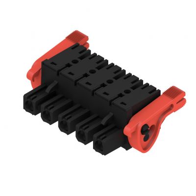WEIDMULLER BLF 7.62HP/05/180LR SN BK BX Wtyk PCB (złącze wiązki), 7.62 mm, Liczba biegunów: 5, PUSH IN 1044020000 /36szt./ (1044020000)