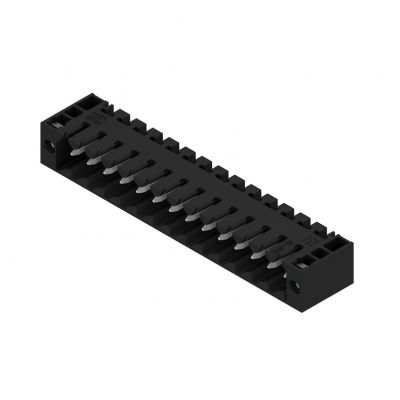 WEIDMULLER SL-SMT 3.50/14/180F 1.5SN BK RL Wtyki PCB (złącza płyty), 3.50 mm, Liczba biegunów: 14, kąt odejścia: 180° 1045050000 /230szt./ (1045050000)