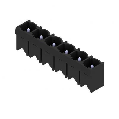 WEIDMULLER SL 7.62HP/06/180G 3.2SN BK BX Wtyki PCB (złącza płyty), 7.62 mm, Liczba biegunów: 6, kąt odejścia: 180° 1048990000 /50szt./ (1048990000)
