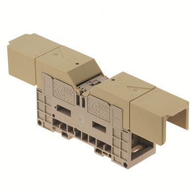 WEIDMULLER WFF 120 NFF Złączka kołkowa, 120 mm², 500 V, 269 A, liczba przyłączeń: 2, TS 35, Ciemnobeżowy 1049240000 /4szt./ (1049240000)