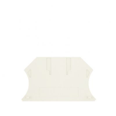 WEIDMULLER WAP 2.5-10 WS Płytka końcowa (styki), 56 mm x 1.5 mm, biały 1050090000 /50szt./ (1050090000)