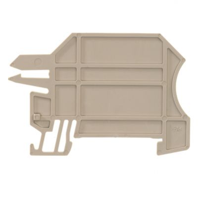 WEIDMULLER WHP 2.5-35N/10X3 Płytka końcowa i dzieląca styków, Płyta zamykająca i pośrednia, 65.5 mm x 2 mm, Ciemnobeżowy 1050200000 /20szt./ (1050200000)